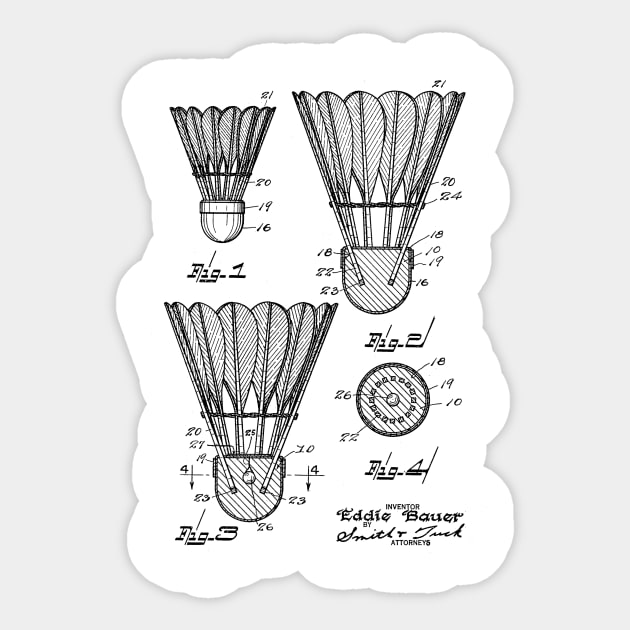 Shuttlecock parts on sale and functions